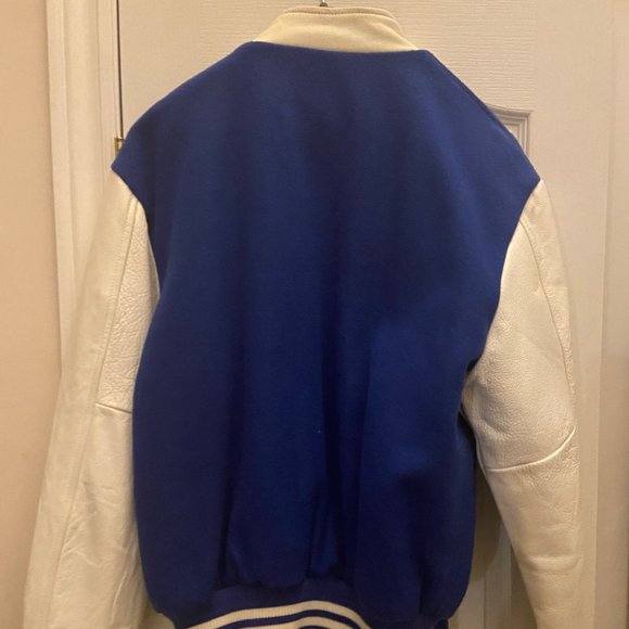 Retro Leather and Melton School Jacket - Picture 2 of 6